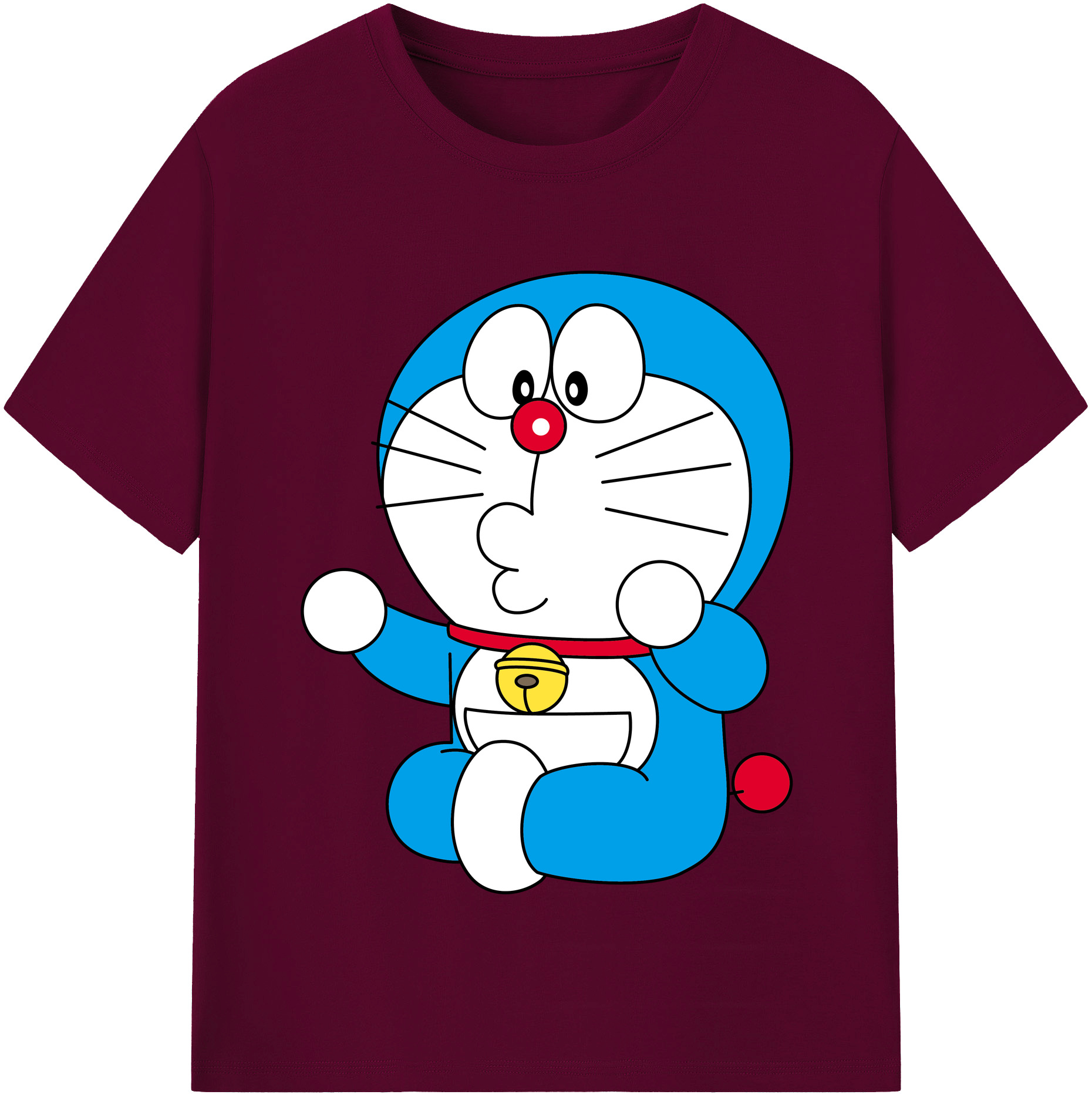 （画像用） ドラえもん Doraemon レディースカジュアルプリントTシャツ（綿100％）